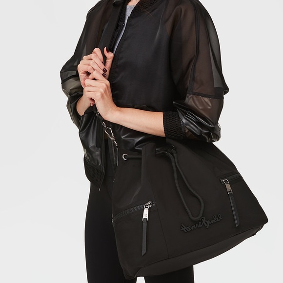 henri bendel studio nylon drawstring bag
